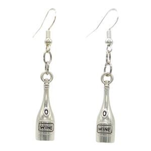 Wine Bottle Dangle Earrings – Fun Wine Lover Jewelry